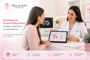 “Consulta ginecológica para síndrome de ovario poliquístico y tratamiento especializado - Dra. Alamo Ginecóloga”